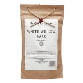 Health Embassy White Willow Bark (Salix alba L), 50g