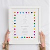 2530 Pcs Round Sparkle Dot Stickers, Color Coding Labels, Laser