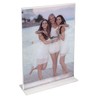 Exacompta 85158D Brochure Holder DIN A5 Portrait Format Shockproof Acrylic