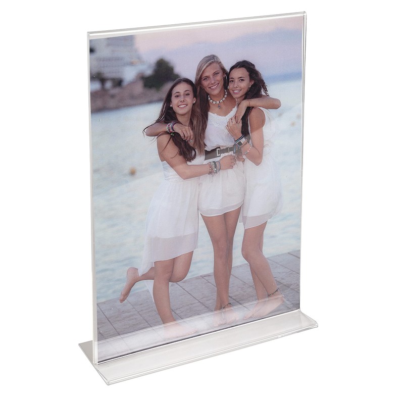 Exacompta 85158D Brochure Holder DIN A5 Portrait Format Shockproof Acrylic