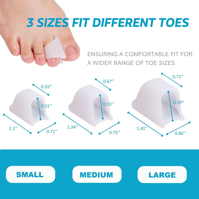 Nolimvita Hammer Toe Straightener Corrector - Toe Spacers Toe Splints