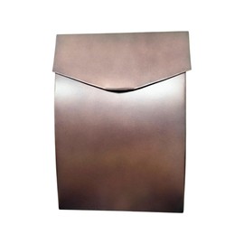 NACH Mailboxes for Outside Wall Mount, 4.8 x 10 x 13 inch Antique Copper Wall Mounted Mailboxes for Outside, Waterproof Mailbox for House - The Bradley Large Mail Box