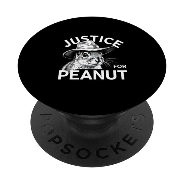 Peanut Squirrel - Justice For Peanut PopSockets Adhesive PopGrip