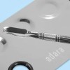 Espatula Adara Paris Paleta Mezcladora Maquillaje Adara Color Gris