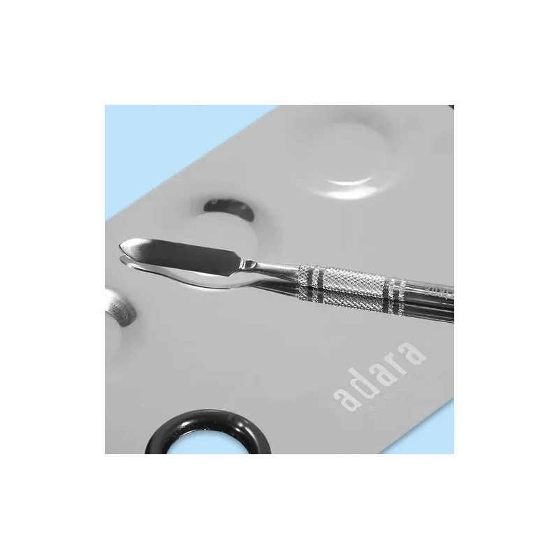 Espatula Adara Paris Paleta Mezcladora Maquillaje Adara Color Gris