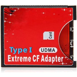 Firstwin SDHC SDXC to CF Compact Flash Card Adapter Reader Type I Converter for CF Card - SD