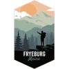Fryeburg Maine 2-Inch Vinyl Decal Sticker Outdoors Hike Design