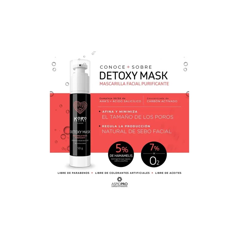 Mascarilla Aspidpro Koro Detoxy Purificante
