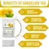 Organic Dandelion Leaf & Root Tea, Supports Kidney Function and