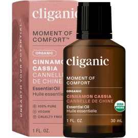 Aceite Esencial Cliganic Canela Cassia 30 Ml 100% Orgánico P