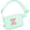 Uygafly Belt Bag Fanny Pack Crossbody Bags with Initials Letter
