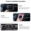 RT-TCZ Carbon Fiber Navigation GPS Screen Panel Frame Cover Trim