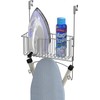 Simple Houseware Over-The-Door/Wall-Mount Ironing Board Holder, Chrome