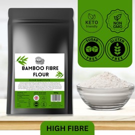 Keto Munch Bamboo Fibre Flour I Keto Low Carb Flour Substitute I Great for Keto Low Carb Baking & Cooking I Zero Sugar
