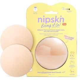 NIPSKIN - Cubre Pezones Bring It On Nipple Covers Plus de Silicona Grado Médico - Adhesivos, Invisibles y Reutilizables - Pezoneras Redondas en Distintos Tonos de Piel