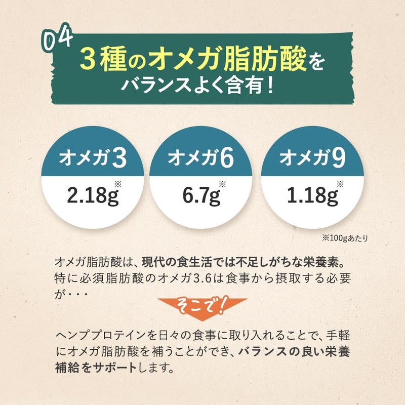 オーガランド ヘンププロテイン 200g ヘンプシード ヘンプ プロテイン 麻の実 植物性プロテイン