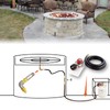 MENSI 10FT 20PSI Adjustable Propane Regulator Hose with Brass Orifice