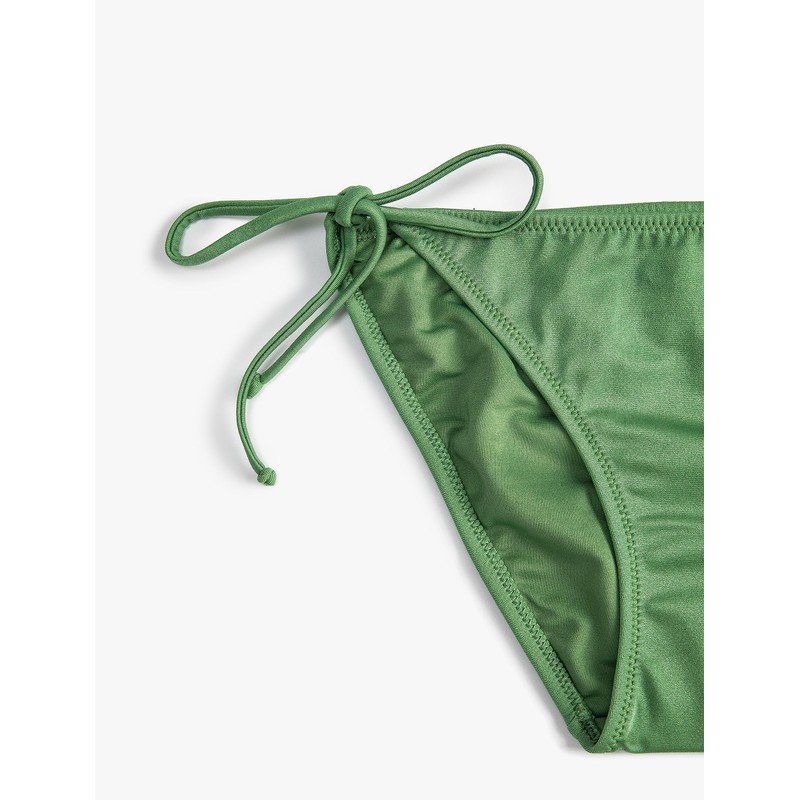 Koton Women Side Tie Regular Waist Bikini Bottom