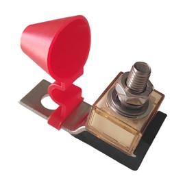 MRBF Terminal Block Fuse Holder Single Stud 5/16" (M8) Marine Rated Battery Fuse 58VDC (75A)