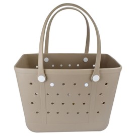 CLLTIV Tote Bag for Women - Large Rubber Beach Bag, Medium Waterproof Sandproof Travel Tote Bags for Beach Outdoor Sports