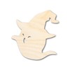 Unfinished Wood Witch Ghost Shape Craft up to 46" 5"