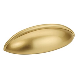 Cosmas 1399GC Gold Champagne Cabinet Hardware Bin Cup Drawer Handle Pull - 2-1/2" Inch (64mm) Hole Centers