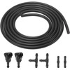 Unifizz 7pcs Front Windshield Washer Nozzles 2 Meters Windshield Washer