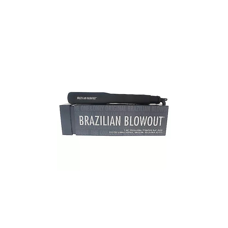 Brazilian Blowout Model 11T22 Prodigital Titanium Flat Iron, Grey 1.25"