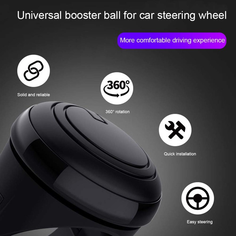 QOTSTEOS Steering Wheel Spinner, Spinner Knob Steering Wheel, Universal Fit