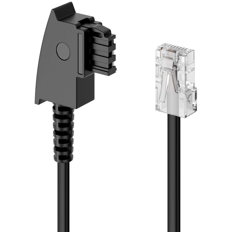 deleyCON 20 m Router Cable TAE-F to RJ45 (8P2C) Connection