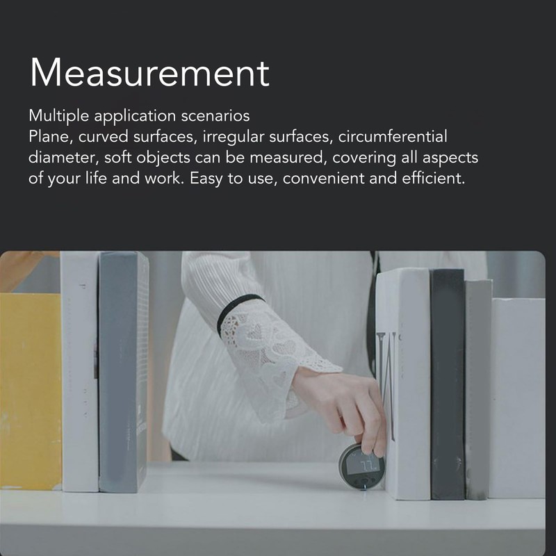 Digital Tape Measure, 328ft Electronic Rolling Ruler with 1.8inch LCD