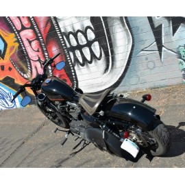 JBSporty  Sportster 1/2"  Shock mount License Plate Bracket Harley Half moon  JBSporty