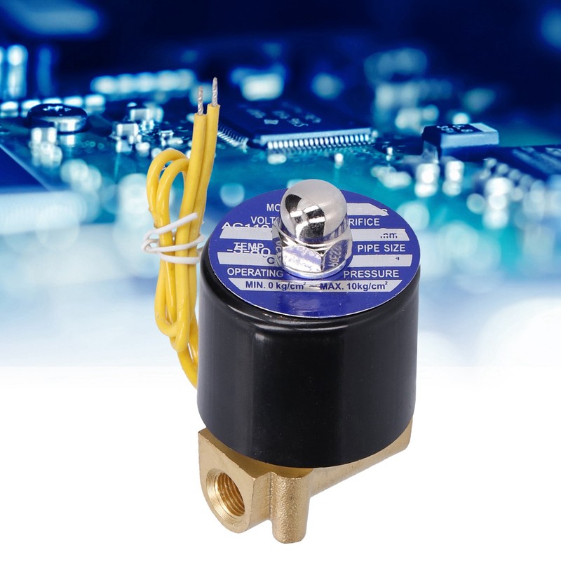 Electric Solenoid Valve Small Normally Closed for Water Air Diesel