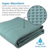 GILDEN TREE Waffle Towels Quick Dry Lint Free Thin Bath