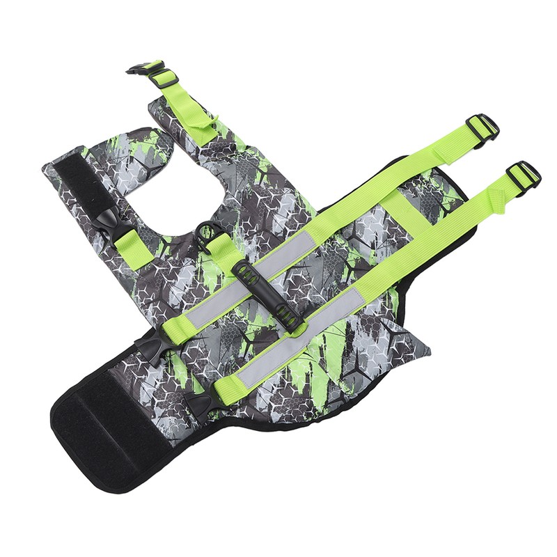 Dog Life Jacket Dog Life Preserver Adjustable Protective Dog Floatation