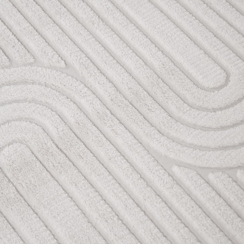 OHS Arches Tufted Rug Cream, Soft Fluffy Rug for Bedroom