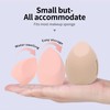2PCS Beauty Blender Holder Powder Puff Storage,Breathable Make-up Sponge Case