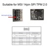 Encryption Security Module,12Pin SPI TPM2.0 Safe Stable Performance Durable 12