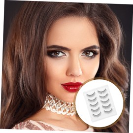 Healvian 25 Pairs Chemical Fiber Fake Lashes Natural Look Eye Beauty Lashes for Cosplay Weddings and Photography Super Soft Lightweight Volume Enhancing Design