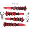 Set of 4 Coilover Spring & Shock Assembly Adjustable Replacement