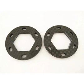 CrazyRacer HPI 1/8 Savage X XL 4.6 5.9 Carbon Fibre Brake Disk 19X35X3Mm1Pr Set Black for