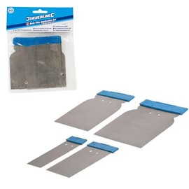 Silverline Body Filler Application Set 4pce 50, 80, 100 & 120mm (398777)