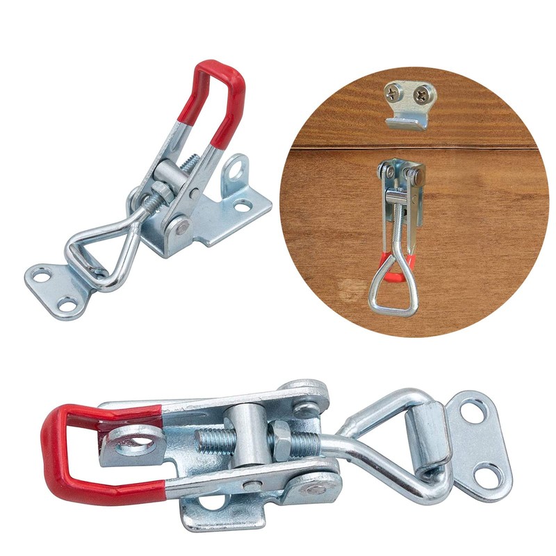 Dfuqanb 4-Piece Stainless Steel Toggle Lock Set, Tension Clasps, M4