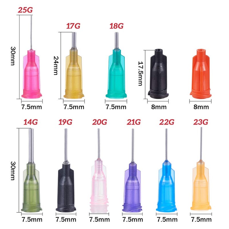 BENECREAT 8pcs 50/100ml Needle Tip Bottles Multi-Purpose Precision Applicator Bottle