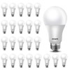 Energetic 24 Pack A19 LED Light Bulb, 40 Watt Equivalent