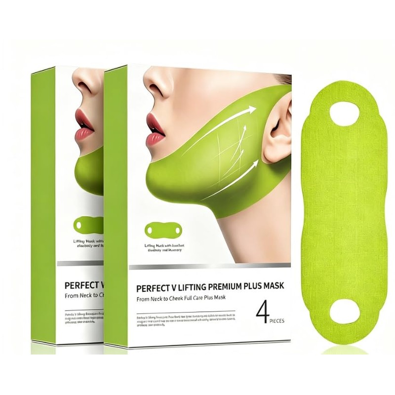 Mascarilla V-Lift 8 Piezas, Mascarilla de Colágeno Reafirmante e Hidratante