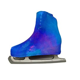 Kami-So Ice Skating Metallic Boot Covers Skatewear (Cotton Candy, Child)