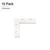 DTGN 10 Pcs 38x38mm (LxW) L-Shaped Repair Board for Wood
