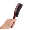Ipetboom Bristle Brush for Men Ergonomic Beech Handle Gentle Hair