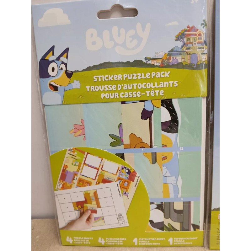 Sandylion Bluey - Adventures Puzzle Sticker Pack Multi-Color 416 Puzzle